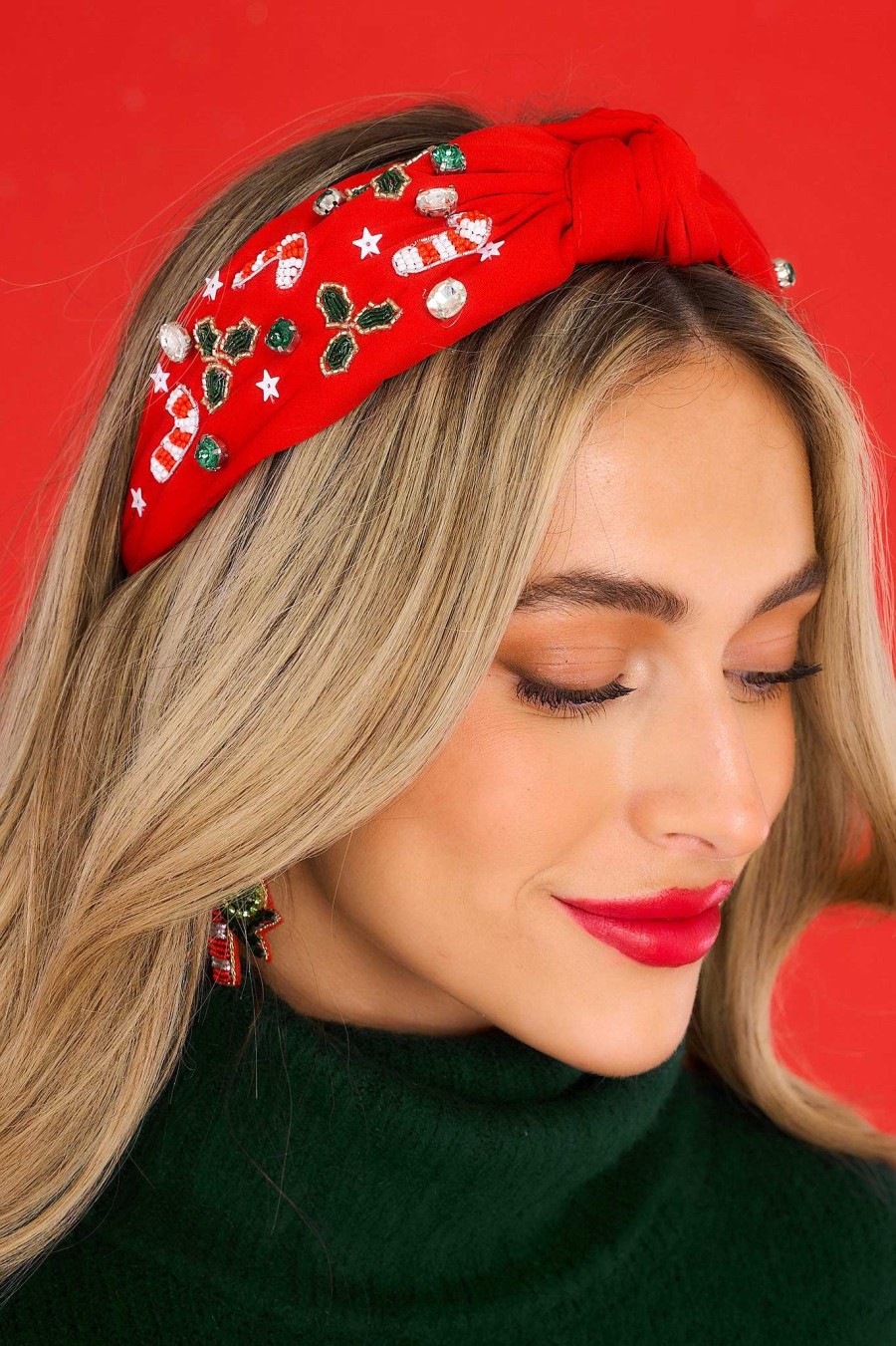 Accessories Red Dress Hair Accessories | Best Time Of Year Headband Red