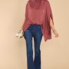 Clothing Red Dress Casual Tops | Kiss And Won'T Tell Top Copper