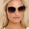Accessories DIFF Sunglasses | Sienna Gold G15 Fade Sunglasses Gold Seasnake