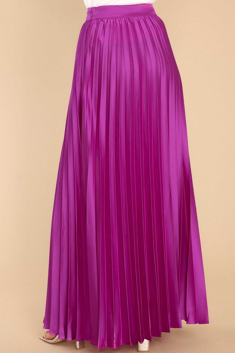 Clothing Red Dress Skirts | Four Elements Maxi Skirt Magenta