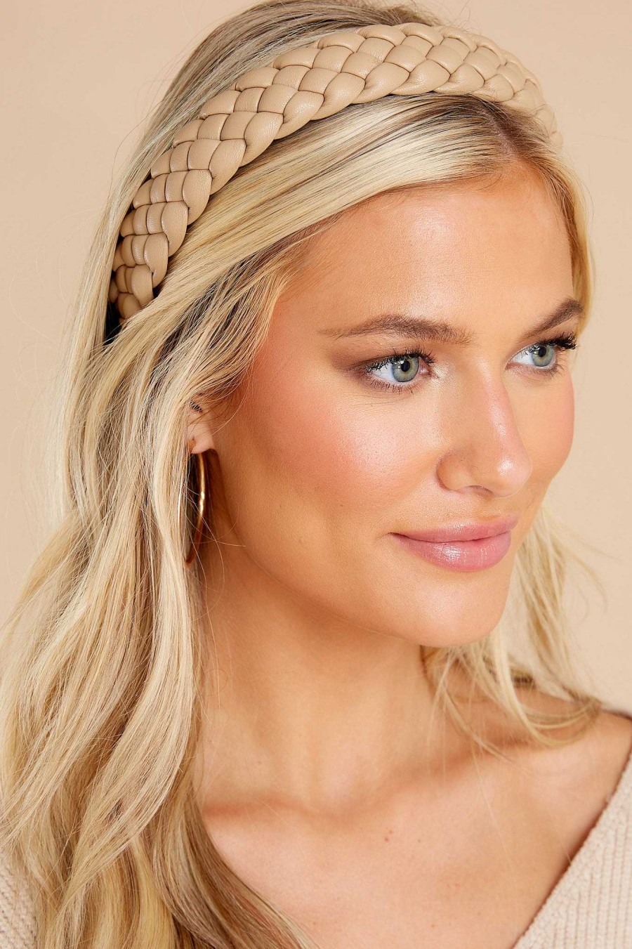 Accessories Red Dress Hair Accessories | No Hard Feelings Headband Ivory