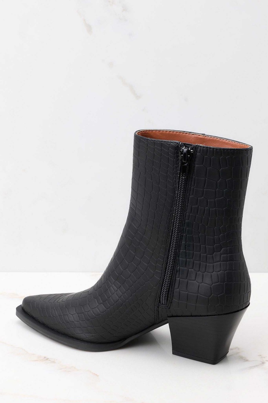 Shoes Red Dress Ankle Booties | Never Stop Fighting Boots Black