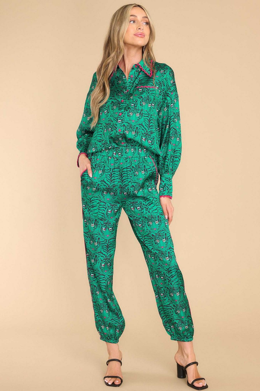 Clothing Alden Adair Pants | Elton Party Animal Pants Emerald