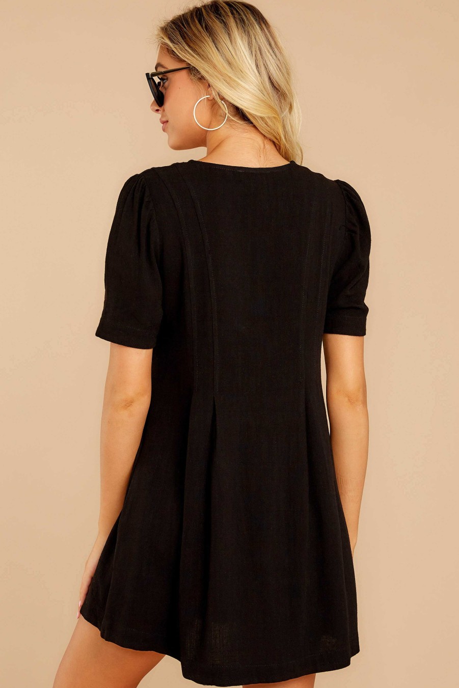 Clothing Red Dress Casual Dresses | On A Whim Dress Black