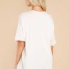 Clothing Red Dress Casual Tops | A Place To Grow Graphic Tee Ivory