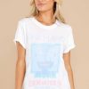 Clothing Recycled Karma Casual Tops | The Show Goes On Tour Tee White