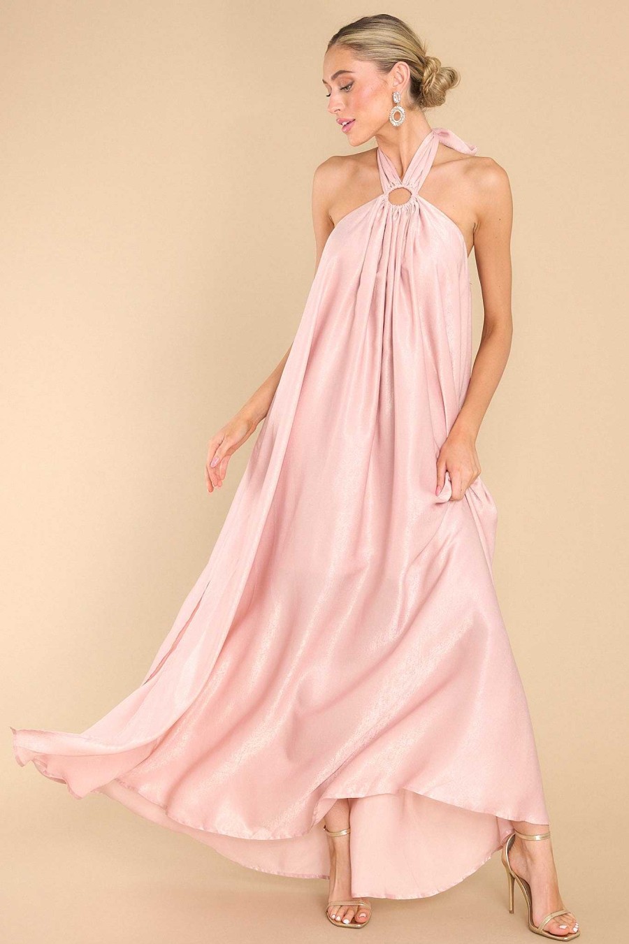 Clothing Aura Maxi Dresses | Covered By Love Maxi Dress Blush