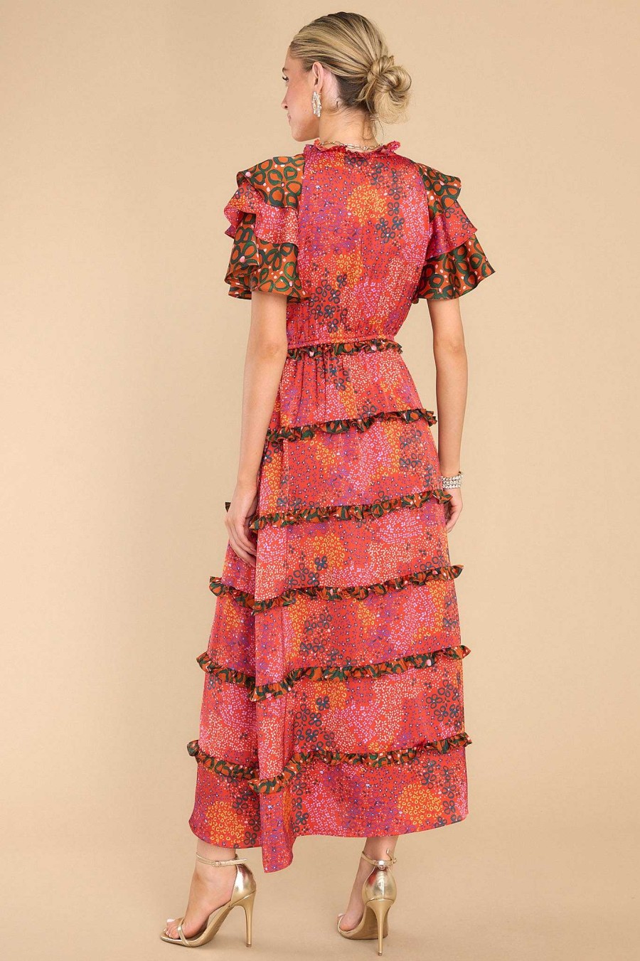 Clothing Alden Adair Maxi Dresses | Yasmine Funky Town Maxi Dress Print