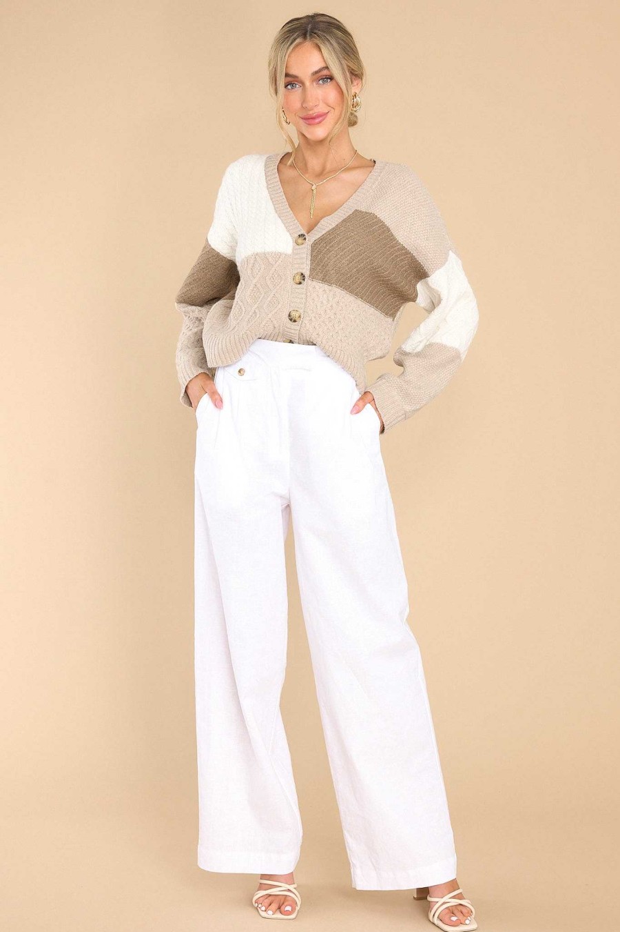 Clothing Red Dress Pants | Get What You Need Pants White