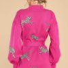 Clothing Red Dress Mini Dresses | Oh So Bold Sweater Dress Hot Pink