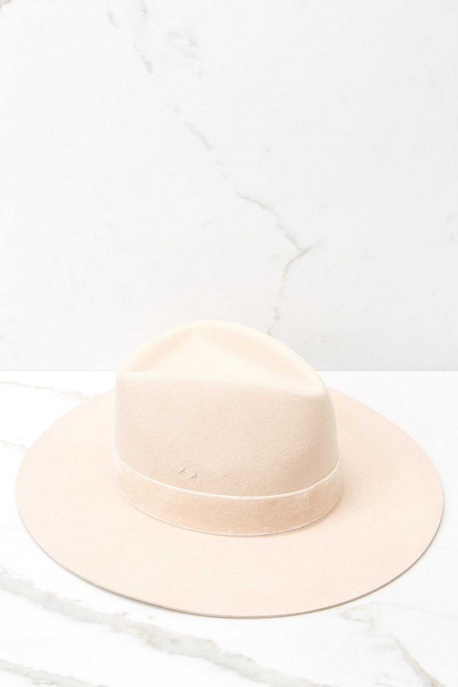 Accessories Lack of Color Hats | Benson Tri Hat Beige