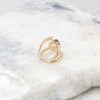 Jewelry Red Dress | Twisted Romance Ring Gold