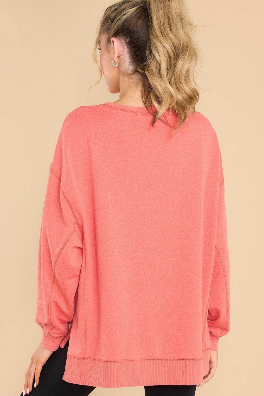 Clothing Z Supply Casual Tops | Modern Lava Weekender Red