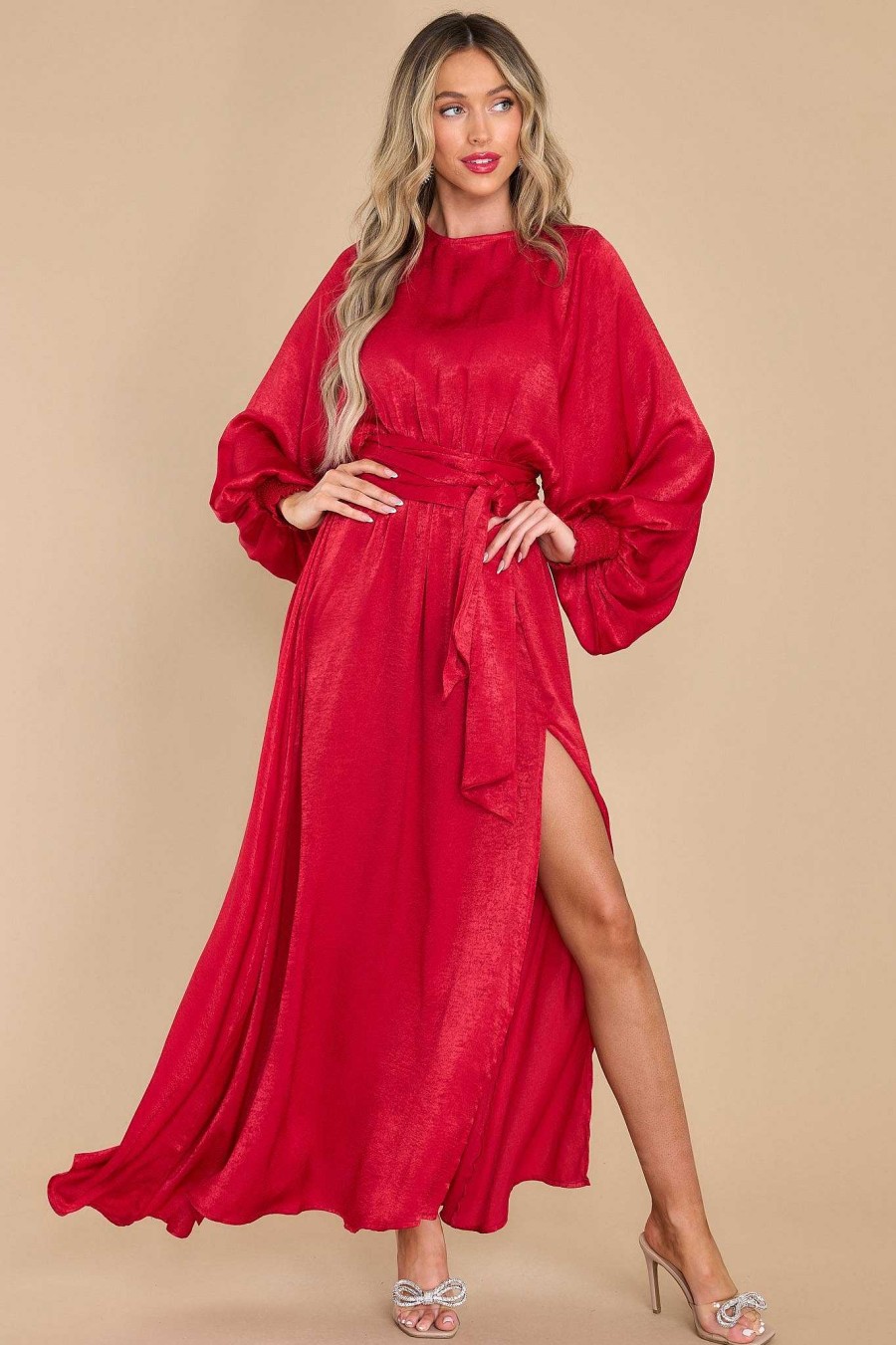 Clothing Aura Maxi Dresses | Like A Princess Maxi Dress Red