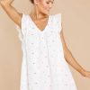 Clothing Red Dress Mini Dresses | Simply Sweet Polka Dot Dress White