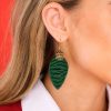 Jewelry Red Dress | With A Light Heart Earrings Green
