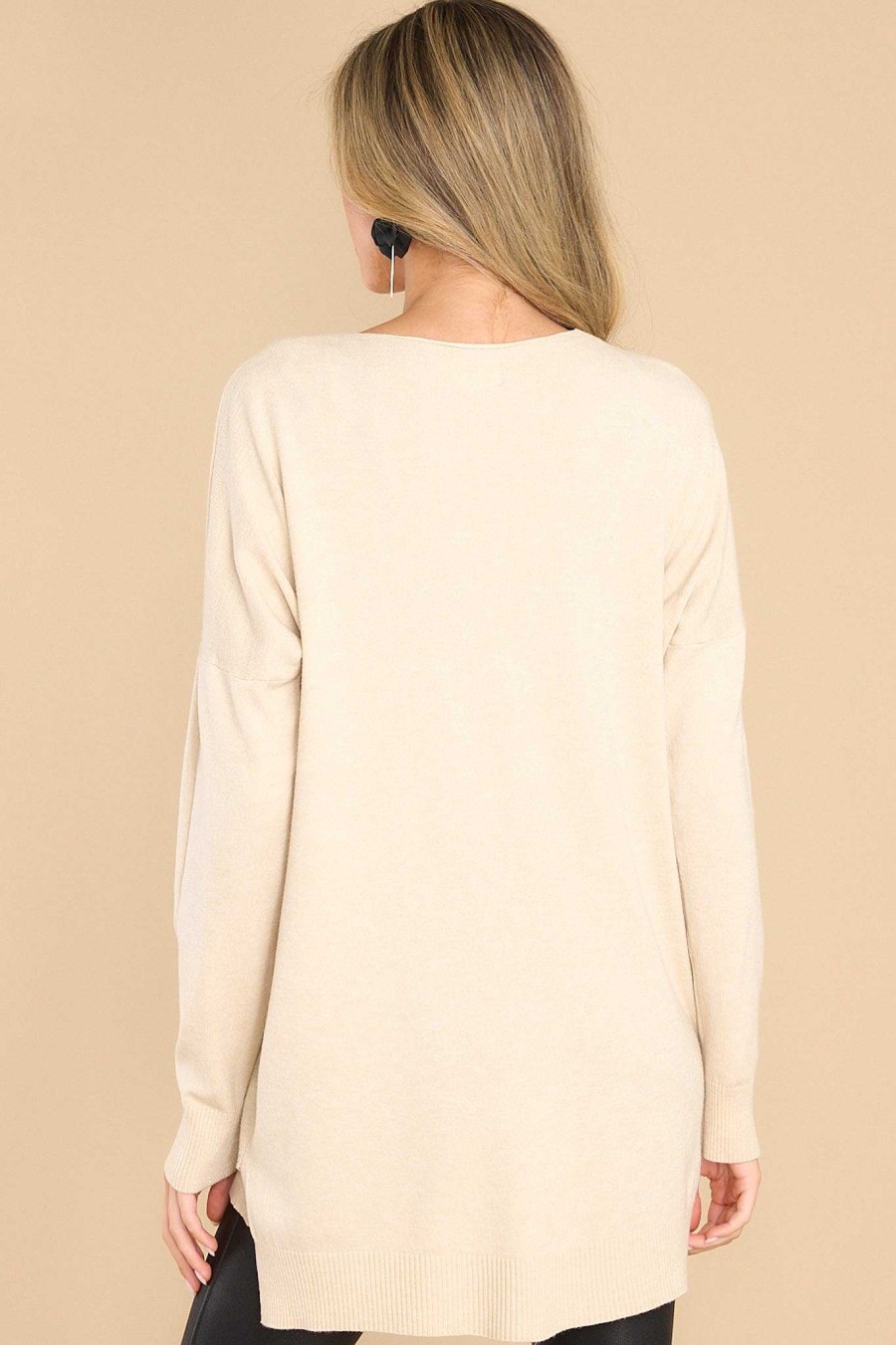 Clothing So Soft Collection Casual Tops | Wind Down Sweater Oatmeal