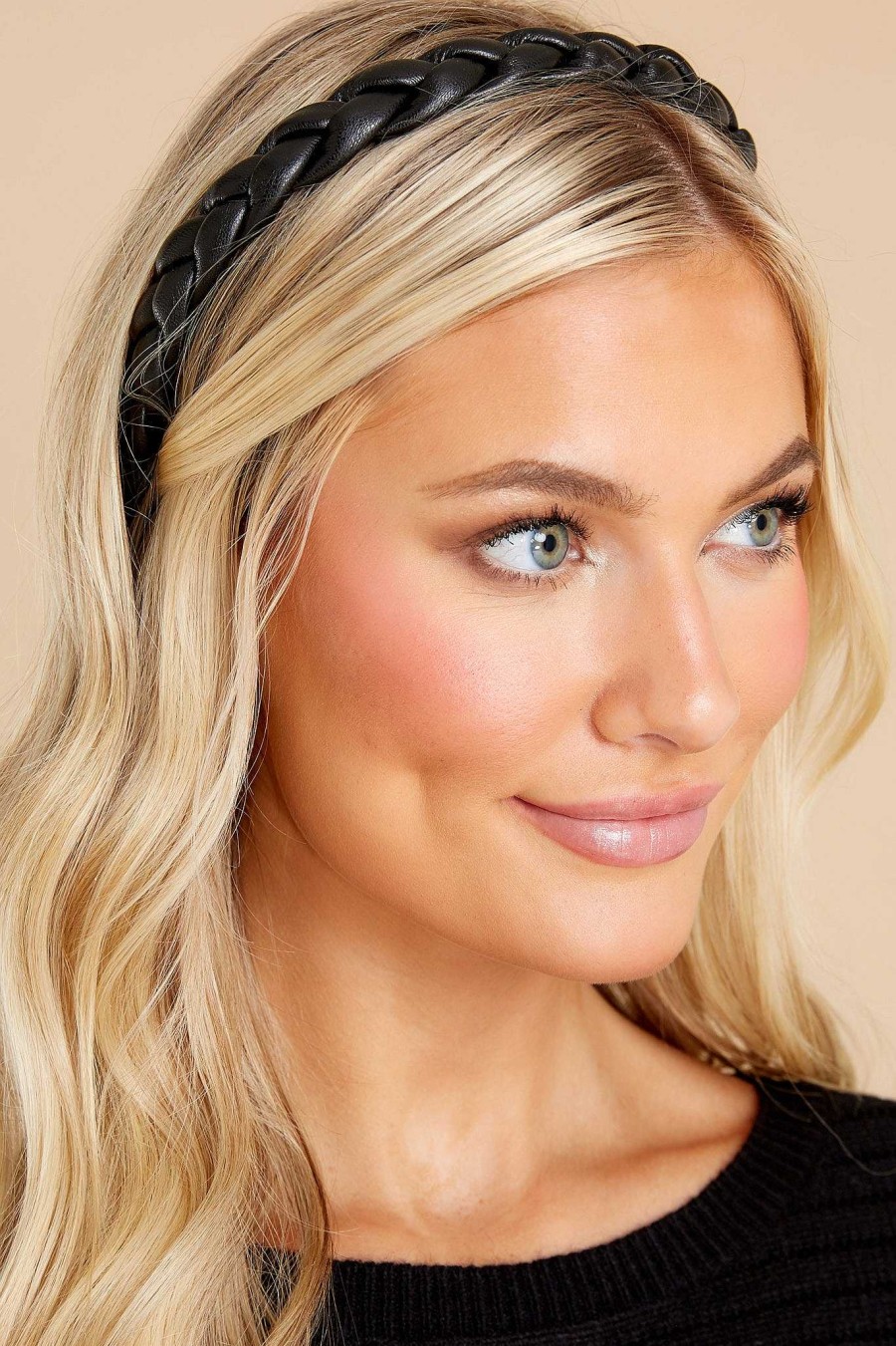 Accessories Red Dress Hair Accessories | Stunning Twist Headband Black