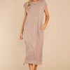 Clothing Red Dress Midi Dresses | Everything I Wanted Midi Dress Light Mocha