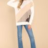 Clothing Red Dress Casual Tops | Exercise Your Power Stripe Sweater Taupe