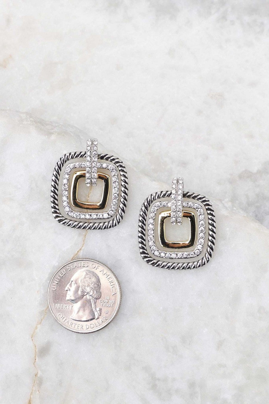 Jewelry Red Dress | You'Re A Genius Earrings Silver