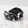 Accessories Red Dress Hair Accessories | Sweet Feelings Bejeweled Headband Black
