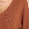 Clothing Red Dress Casual Tops | Breath Of Freshness Top Chocolate