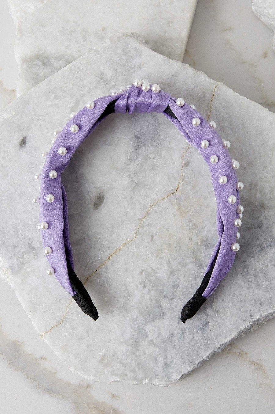 Accessories Red Dress Hair Accessories | In A Knot Headband Lavender