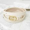 Accessories Red Dress Belts | Open Up Belt Ivory