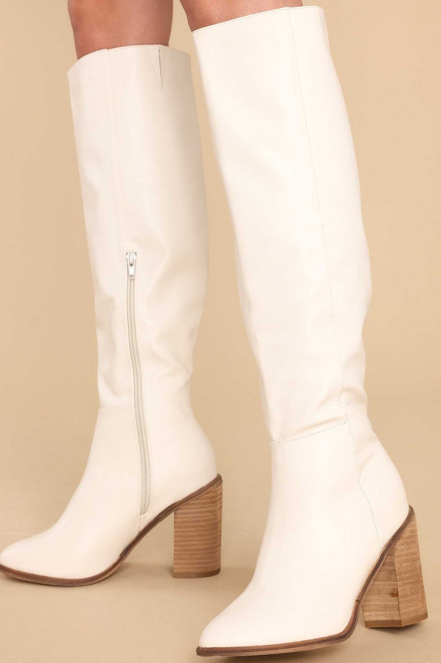 Shoes Red Dress High Heel Boots | Standing Tall Boots White