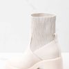Shoes Red Dress Ankle Booties | March On Ivory Boots White