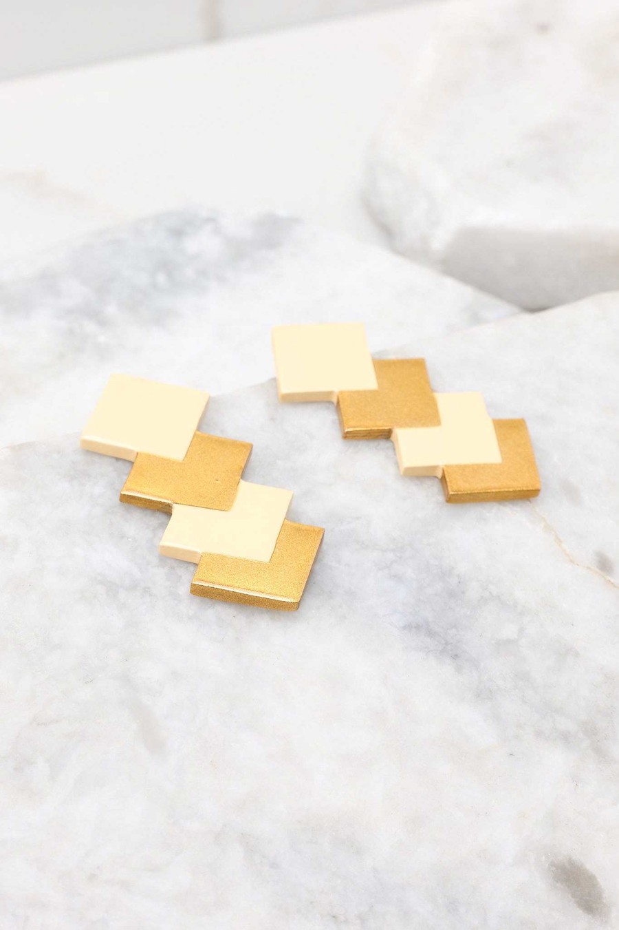 Jewelry Sunshine Tienda | Different Time Zone Earrings Gold