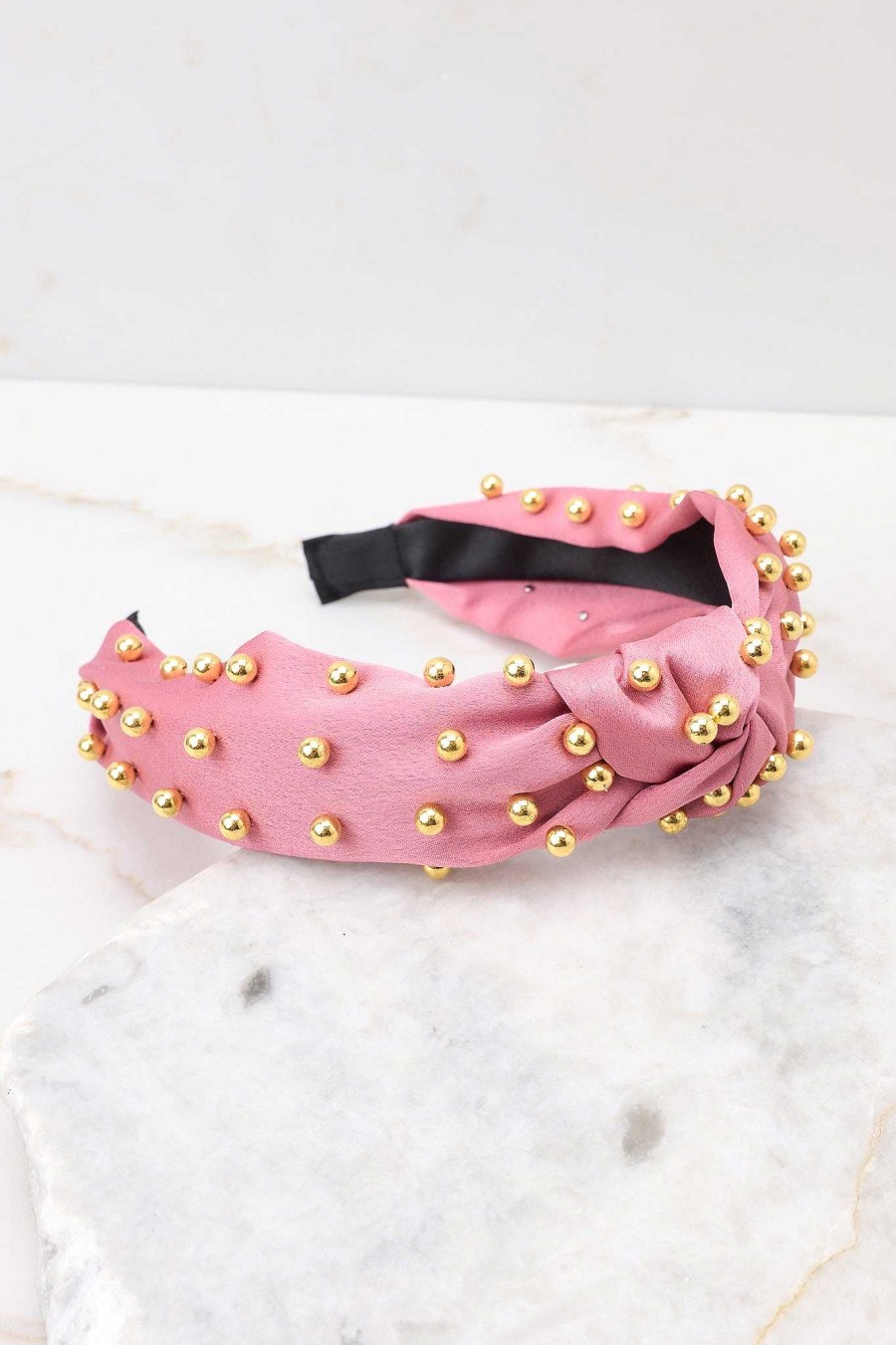 Accessories Red Dress Hair Accessories | Blissful Nights Headband Pink