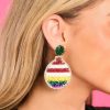 Jewelry Red Dress | Joyous Voices Multi Beaded Earrings Green
