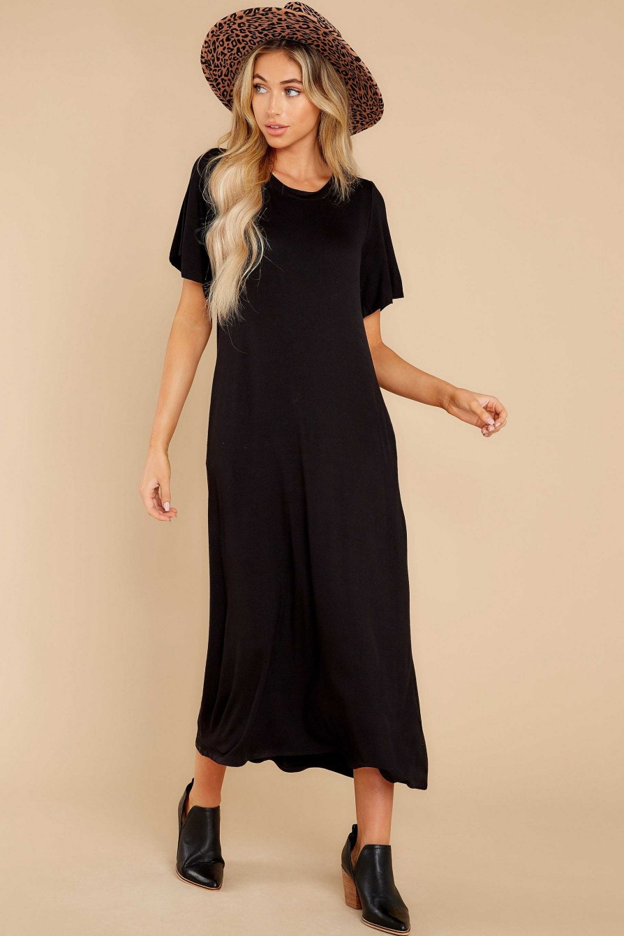 Clothing Red Dress Maxi Dresses | Weekend Spree Maxi Dress Black