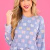 Clothing PJ Salvage Pajama Sets | Mountain Love Lounge Top Periwinkle