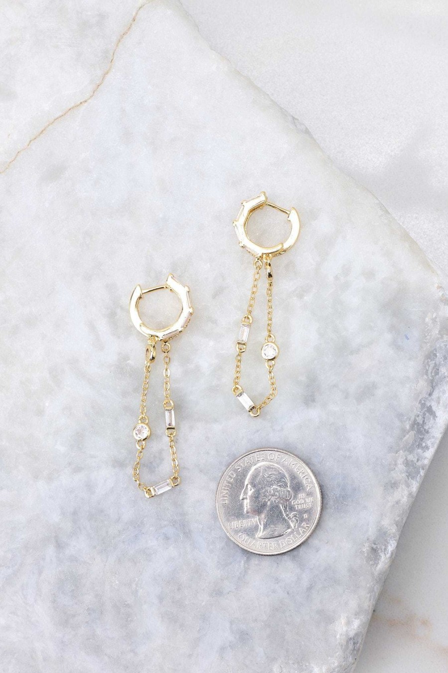 Jewelry Bracha | Hudson Earrings White