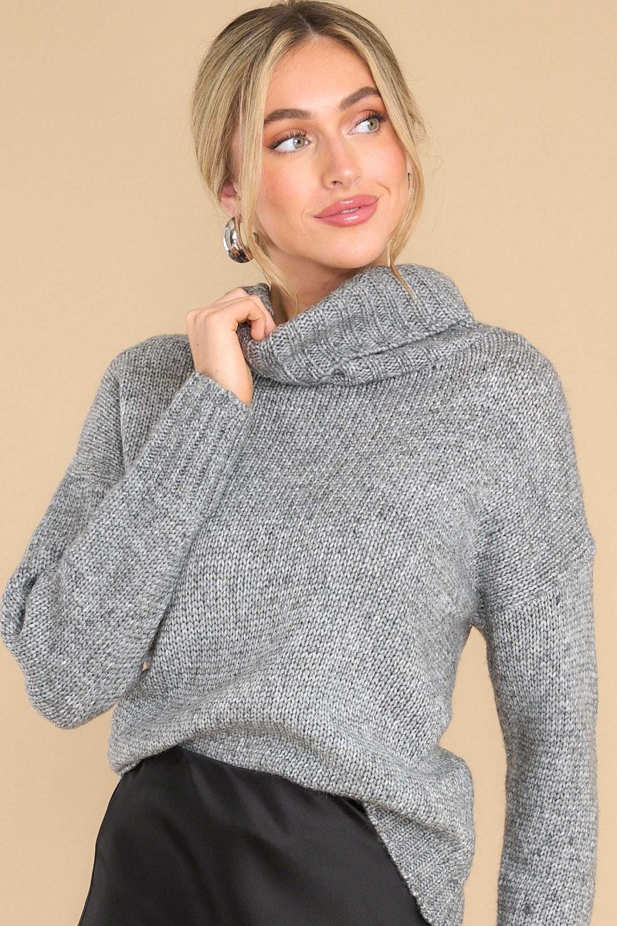 Clothing Fable Sweaters | Tuck It In Sweater Grey