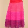 Clothing Aura Skirts | Break Down Walls Maxi Skirt Hot Pink