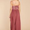 Clothing Red Dress Jumpsuits | Essence Of Perfection Jumpsuit Mauve Rose
