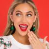 Accessories Red Dress Hair Accessories | Ho Ho Ho Holiday Gold Headband Multi