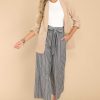 Clothing Red Dress Pants | All I Needed Stripe Pants Charcoal