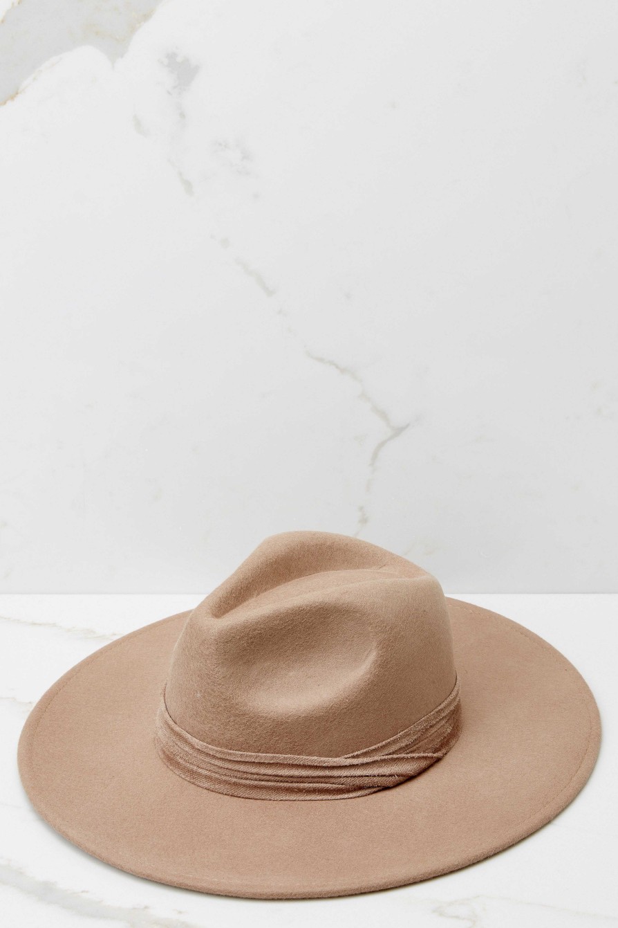 Accessories Red Dress Hats | Profiles Well Hat Taupe