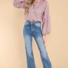 Clothing Olivia James The Label Blouses & Shirts | Emory Fireside Check Top Rust