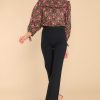Clothing Olivia James The Label Blouses & Shirts | Emma Top Moroccan Multi