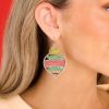 Jewelry Red Dress | Holiday Elegance Earrings Red