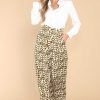 Clothing MINKPINK Pants | Flynn Wide Leg Pants Olive Green