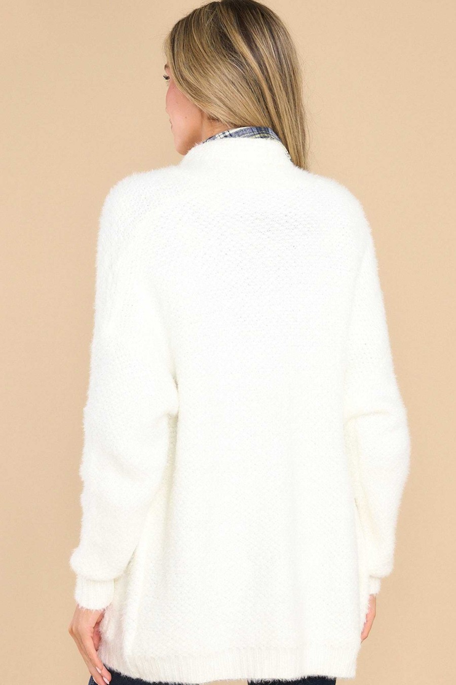 Clothing Red Dress Casual Tops | Wandering Cloud Cardigan Ivory