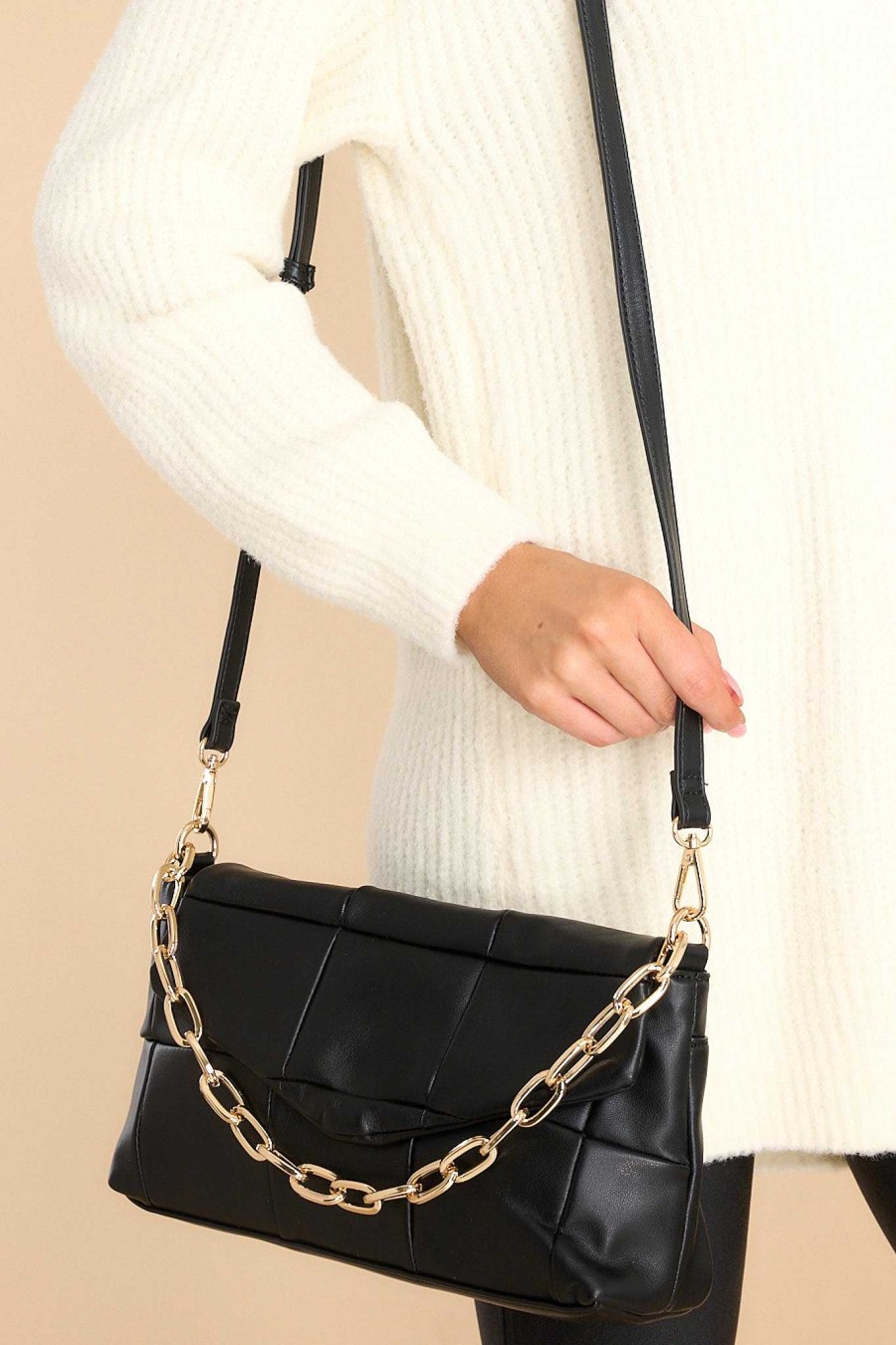Accessories Red Dress Crossbody Bags | Captivatingly Chic Bag Black