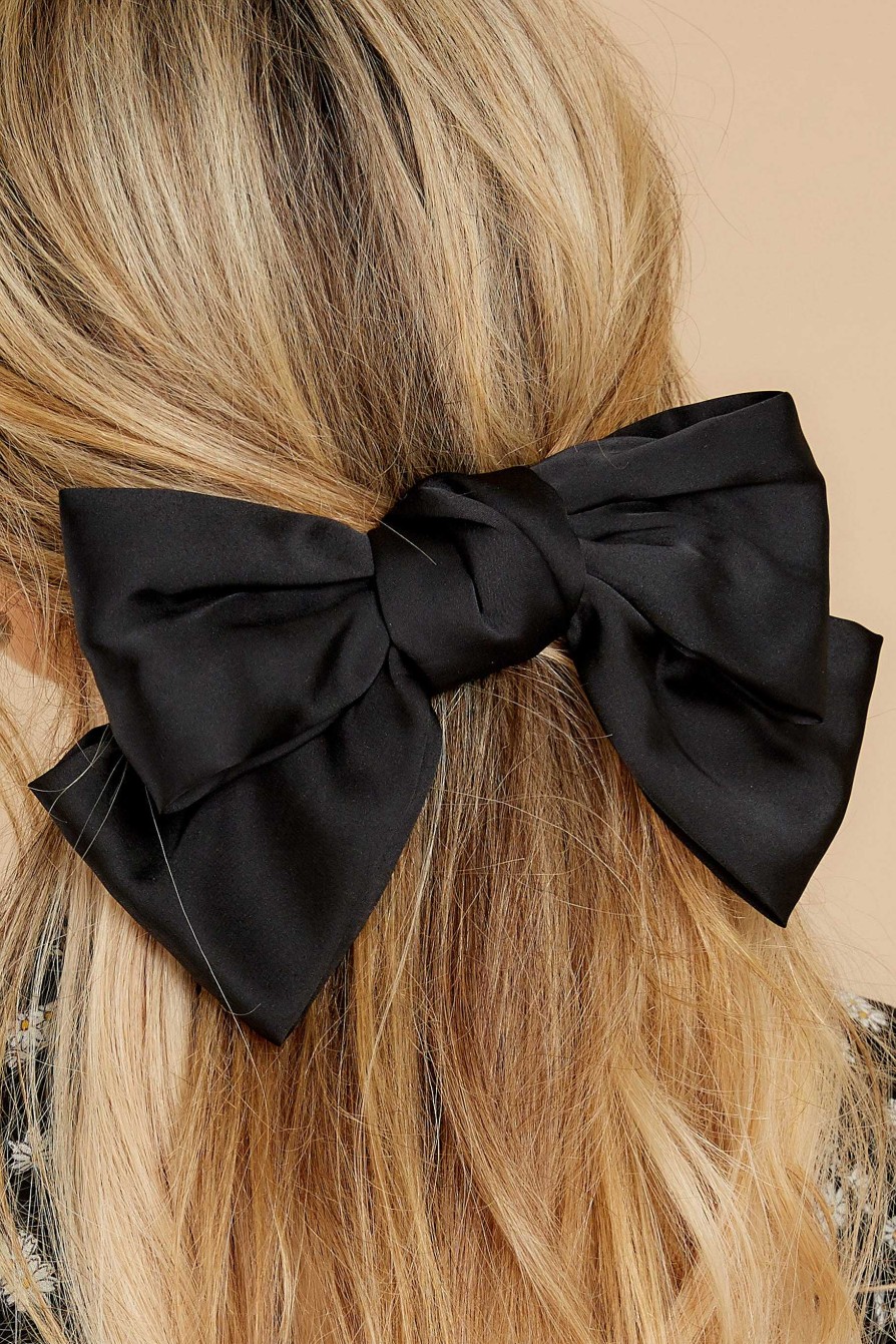 Accessories Red Dress Hair Accessories | Hello Darling Bow Black